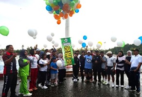 Wakil Bupati Morowali  Iriane Iliyas Resmi Luncurkan Car Free Day