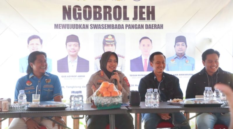 Kapolresta Cirebon Menjadi Narasumber Diskusi Ketahanan Pangan Bersama KNPI