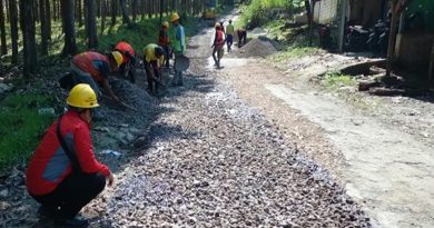 Dinas PU Sukabumi Perbaiki Jalan Pasir Suren Cikidang Sepanjang 235 Meter
