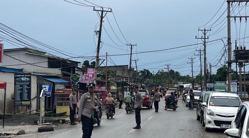 Di Pimpin Langsung Kanit Samapta Polsek Bahodopi Gelar Razia Knalpot Brong