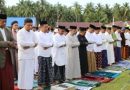 Bupati Morowali Sholat Idul Adha 1446 H Bersama Masyarakat Di Pulau Paku