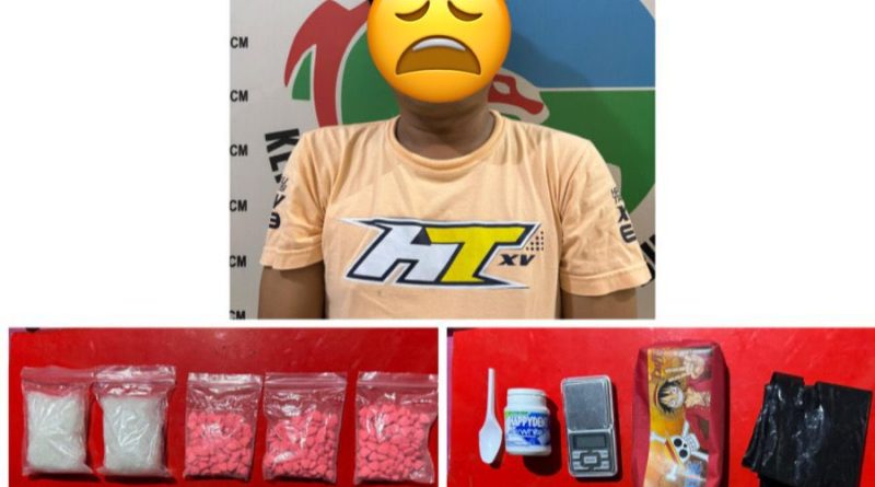 DIBEKUK TENGAH MALAM! Buruh Harian di Tanah Bumbu Simpan 725 Butir Ekstasi dan 200 Gram Sabu di Perumahan Elit