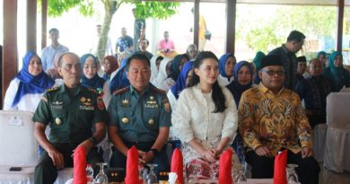 Kasipers Korem 152/Baabullah Letkol inf Affiansyah S., P. Hadiri Pelantikan Dekranasda Maluku Utara