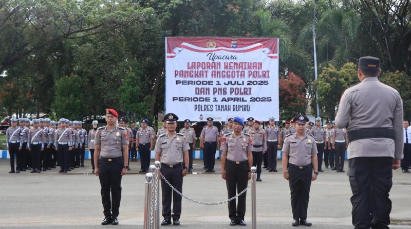 Upacara Korps Raport Polres Tanah Bumbu: Wujud Apresiasi dan Dedikasi Para Bhayangkara Sejati