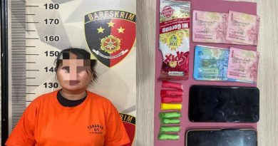 Ditangkap Wanita Pengedar Sabu Di Tanah Bumbu! Simpan 8 Paket Narkoba Dalam Pelastik Makanan