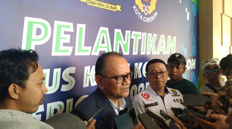 Ketua Umum KONI Jawa Barat Telah Melantik Pengurus KONI Kota Cirebon Periode 2025–2029