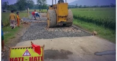 Dinas PU Kabupaten Sukabumi Rekonstruksi Jalan Nyomplong-Ciwaru di Kecamatan Ciemas