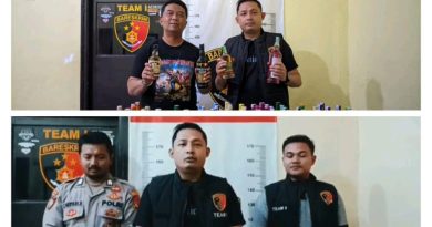 Polsek Jonggol Gelar Razia Miras Ilegal di Desa Sukasirna