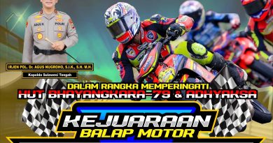 Ratusan Pembalap Dari Berbagai Daerah Siap “Bertarung” Adu Kecepatan Di Piala Kapolda Sulteng