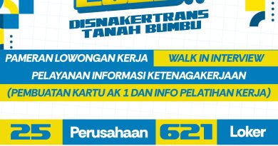 Job Fair Tanah Bumbu 2025 Tawarkan 621 Lowongan Kerja, Pemkab Gandeng 25 Perusahaan