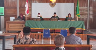 Mahasiswa Prodi HKI STAI Morowali Gelar Praktikum Sidang Gugatan Cerai