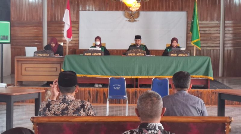 Mahasiswa Prodi HKI STAI Morowali Gelar Praktikum Sidang Gugatan Cerai