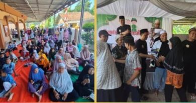 Kepala Desa Lumpang Dukung Santunan Yatim dan Dhuafa oleh Karang Taruna RW 03