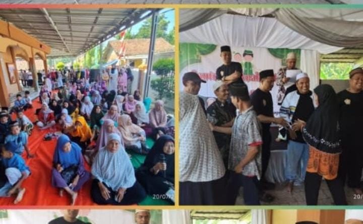 Kepala Desa Lumpang Dukung Santunan Yatim dan Dhuafa oleh Karang Taruna RW 03