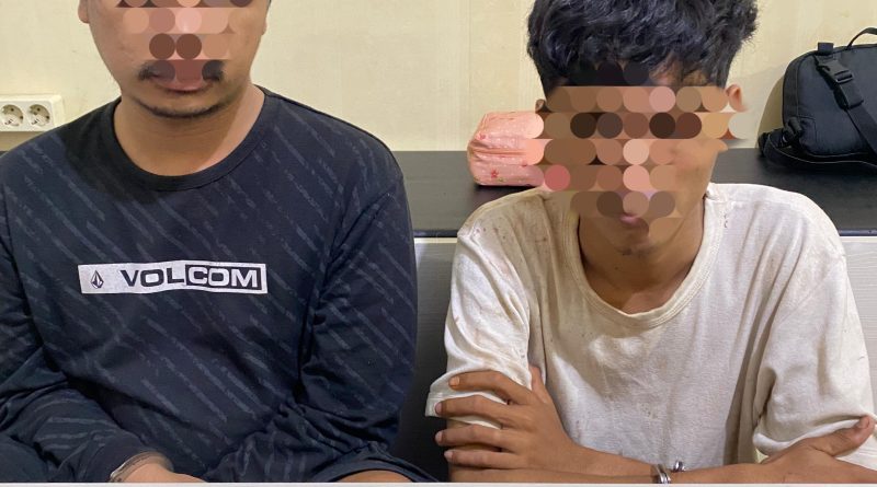 Dibekuk di Depan Sekolah! Dua Pengedar Sabu Diringkus Polsek Satui Beserta Barang Bukti “