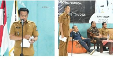 Wabup Jigus Buka Kejuaraan Karate Liga Pelajar Dispora Kabupaten Cirebon 2025