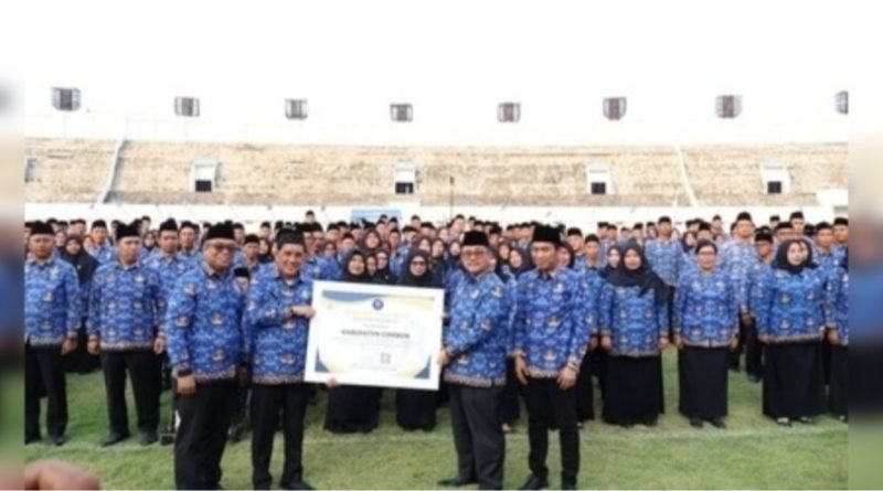 1.735 Tenaga Honorer Resmi Dilantik Jadi PPPK, Kabupaten Cirebon Raih Penghargaan dari BKN