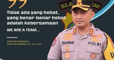 Pernyataan  Kapolres Morowali :Jangan Ada Yang Coba Manfaatkan Situasi! Jaga Morowali Dan IMIP