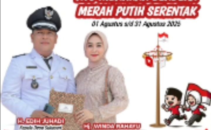 Kepala Desa Sukasari Mengajak Masyarakat Pasang Bendera Merah Putih Sepanjang Agustus