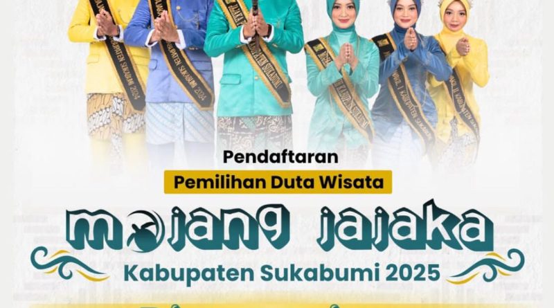 Pendaftaran Mojang Jajaka Sukabumi 2025 Resmi Dibuka, Wadah Prestisius bagi Generasi Muda Inspiratif