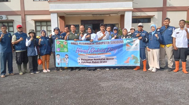 ‎Dinas Peternakan Sukabumi Bumi Gelar Vaksinasi Rabies di Kecamatan Cikembar