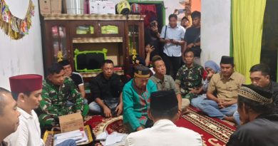 IMIP Bersama Polres Morowali Dan Danramil Bahodopi,Kunjungi Kediaman Orangtua Korban