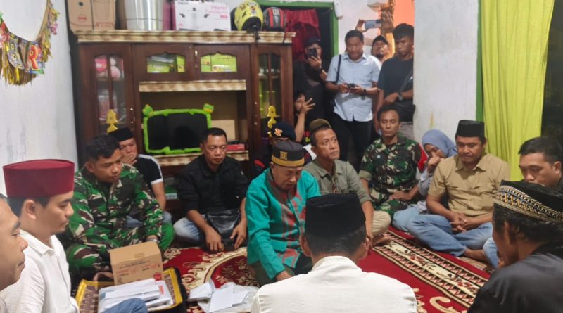 IMIP Bersama Polres Morowali Dan Danramil Bahodopi,Kunjungi Kediaman Orangtua Korban