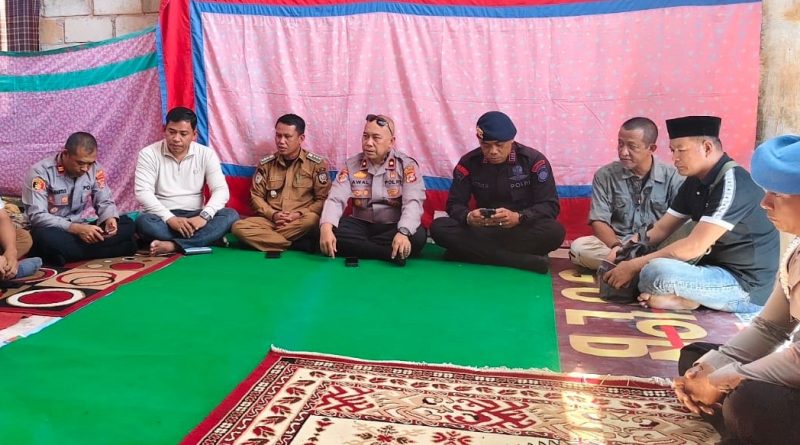 IMIP Bersama TNI/Polri, Serahkan Santunan ke Keluarga Korban
