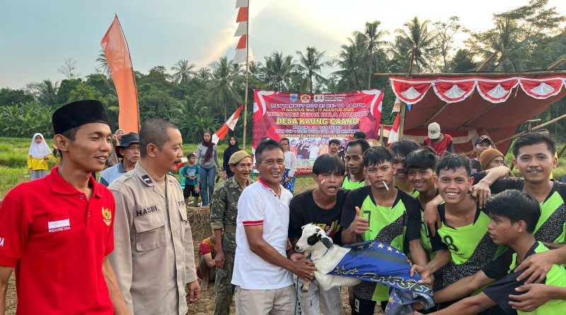 Dalam rangka memeriahkan HUT RI ke-80 di Desa Kaung Caang