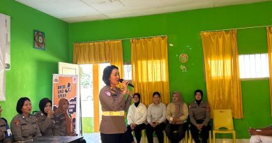 Polwan Polres Morowali Sosialisasi Rise and Speak Tentang PPA dan TPPO