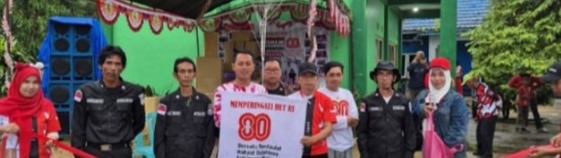 Jalan Santai Meriahkan HUT RI ke-80, Desa Baharu Utara Penuhi Jalan dengan Semangat Kebersamaan