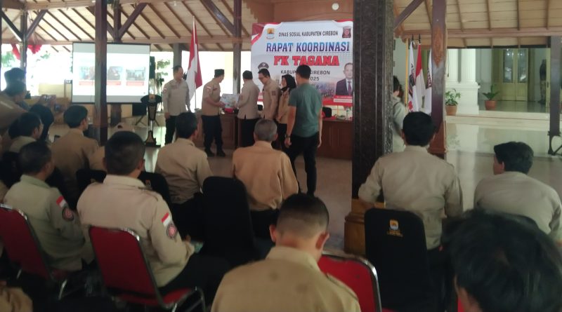 Tagana Kabupaten Cirebon Adakan Rapat Kordinasi 