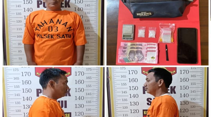 Polsek Satui Grebek Bandar Sabu, 5,44 Gram Barang Haram Diamankan!