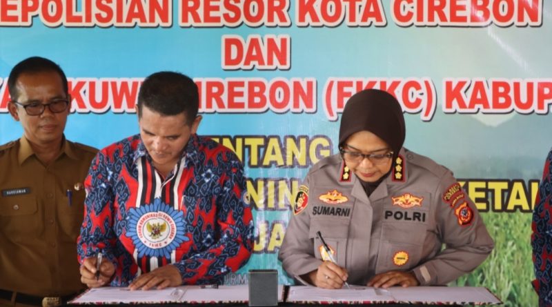 Polresta Cirebon Gelar Penandatanganan MOU Dalam Mendukung Program Ketahanan Pangan Swasembada Jagung