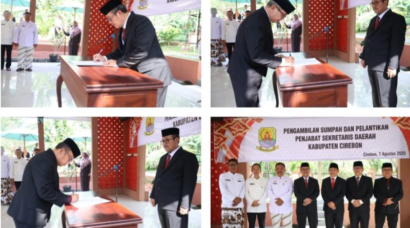 Bupati Imron Lantik Iyan Ediyana Sebagai Pj Sekda Kabupaten Cirebon