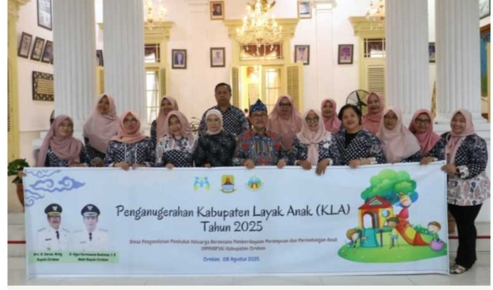 Kabupaten Cirebon Raih Penghargaan KLA Pratama 2025