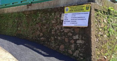 Pembangunan Infrastruktur Dan 3 Unit Rutilahu Telah Direalisasikan Oleh Desa Sukadamai Dari DD tahap 2 Tahun Anggaran 2025