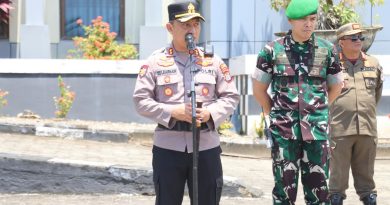 Kapolres Morowali Beri Apresiasi Dan Mengucapkan Terima Kasih Atas Aksi Damai Di DPRD Morowali