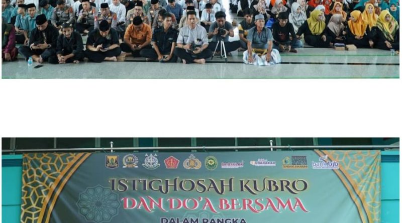 Istighosah Kubro Dalam Rangka Do’a Keselamatan Bangsa Dan Negara Serta Memperingati Hari Jadi Sukabumi Ke-155