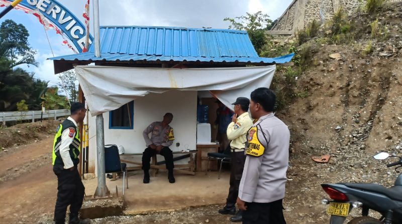 Jaga Kondusifitas Desa Torete Polsek Bungku Selatan Ajak PT. TAS luruskan Isu Lahan Mangrove