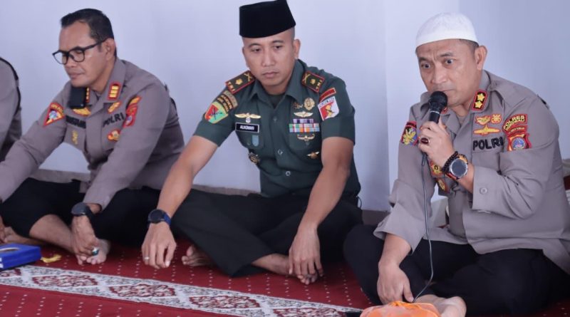Perkuat Sinergitas Dan Tingkatkan Mintak Polres Morowali Gelar Binrohtal TNI-Polri