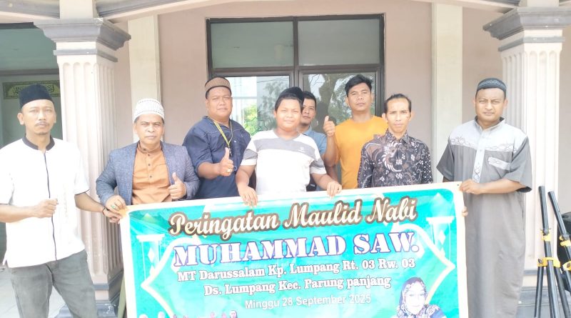 Laksanakan Giat Maulid Nabi Muhammad SAW 1447 H, Warga Pemuda IRepas Lumpang Selalu Kompak dan Sholid