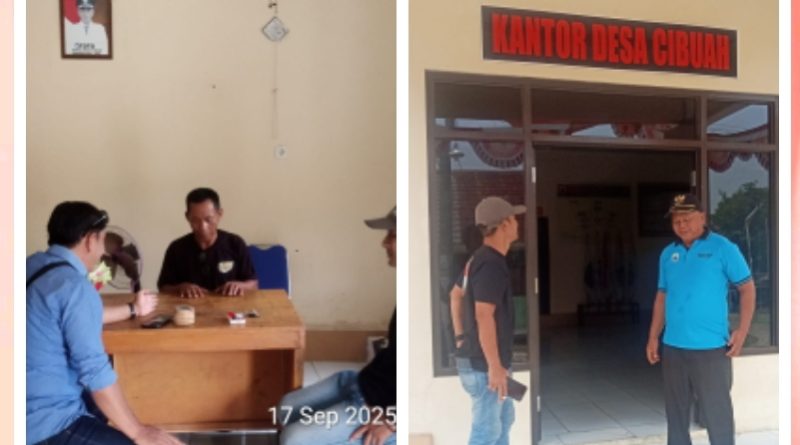 Dugaan Penggelapan Pajak Desa Cibuah, Tim Gelang Hitam Lakukan Investigasi