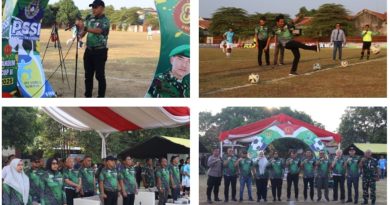 Buka Turnamen Dandim Cup II, Wabup Jigus: Ajang Sportivitas Dan Pencetak Bibit Atlet Muda