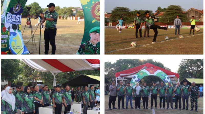 Buka Turnamen Dandim Cup II, Wabup Jigus: Ajang Sportivitas Dan Pencetak Bibit Atlet Muda