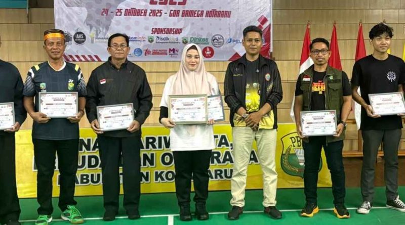 Disparpora Kotabaru Dukung Penuh Kejuaraan Bulutangkis STKIP PB Cup 2025: Wujud Pembinaan Atlet Muda Berprestasi Disparpora Kotabaru Dukung Penuh Kejuaraan Bulutangkis STKIP PB Cup 2025: Wujud Pembinaan Atlet Muda Berprestasi