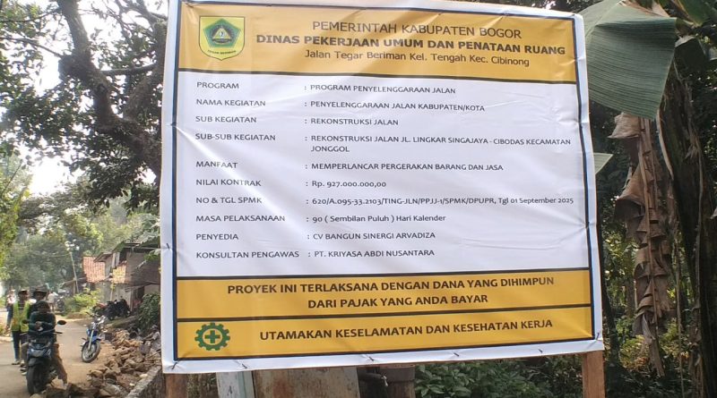 PUPR Manfaatkan Material Daur Ulang untuk Rekonstruksi Jalan di Jonggol