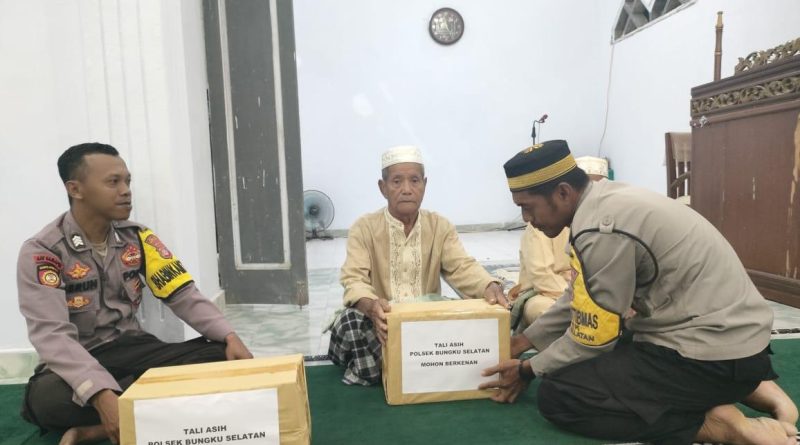 Menjaga Kamtibmas, Aman Dan Kondusif Polsek Bungku Selatan Dialog  Bersama Imam Masjid Dan Jama’ah