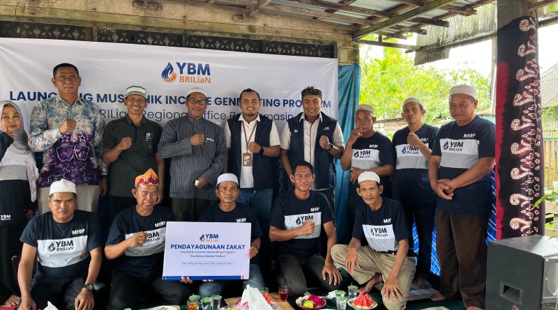 YBM BRILiaN RO Banjarmasin Luncurkan MIGP Untuk Desa Handil Suruk, Bumi Makmur, Tanah Laut, Kalsel