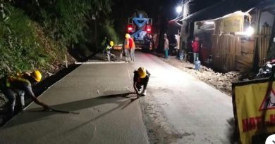 Jalan Rekonstruksi, Dinas PU Sukabumi Beton Ruas Jalan Nagrak-Cibadak